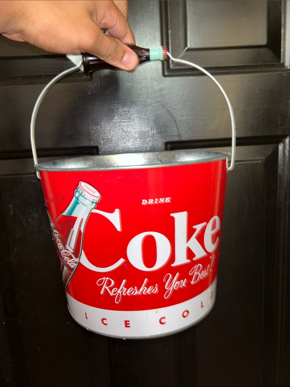 Coca-Cola Drink Bucket Metal Vintage